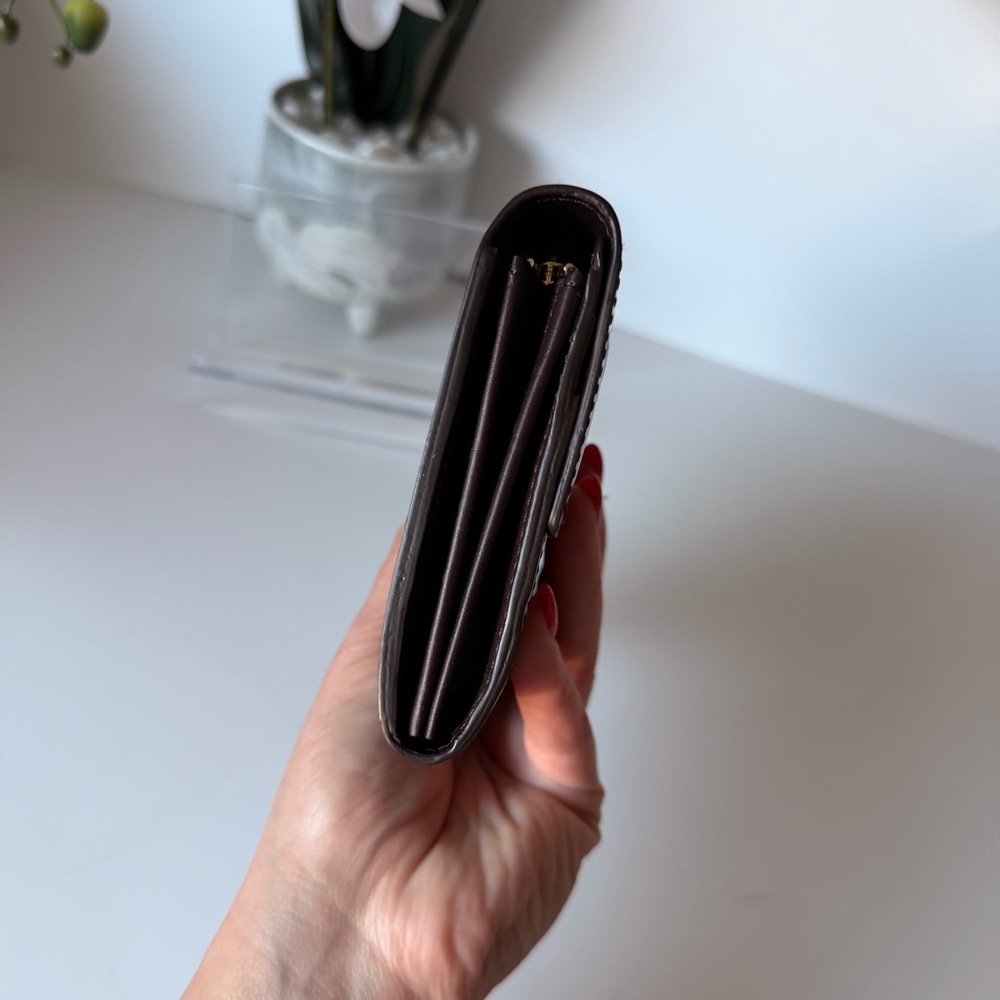 Louis Vuitton Vernis Sarah Wallet Amarante Burgundy w/Box and dust bag Full Set - Picture 10 of 16